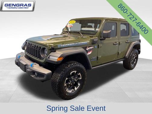 Sarge Green Clearcoat 2024 Jeep Wrangler 4xe Rubicon