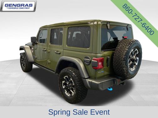 Sarge Green Clearcoat 2024 Jeep Wrangler 4xe Rubicon