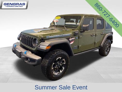 Sarge Green Clearcoat 2024 Jeep Wrangler 4xe Rubicon