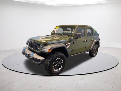 Sarge Green Clearcoat 2024 Jeep Wrangler 4xe Rubicon