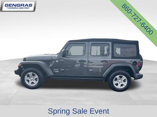 Granite Crystal Clearcoat Metallic 2018 Jeep Wrangler Unlimited Sport