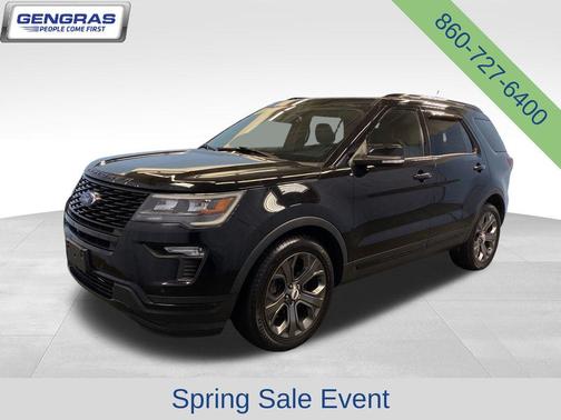 Shadow Black 2018 Ford Explorer sport