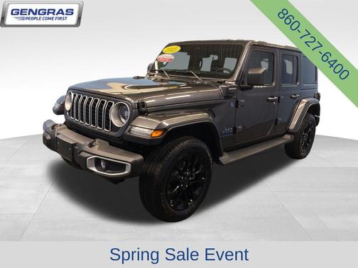 Granite Crystal Clearcoat Metallic 2025 Jeep Wrangler 4xe Sahara