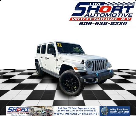 Bright White Clearcoat 2022 Jeep Wrangler Unlimited 4xe Sahara