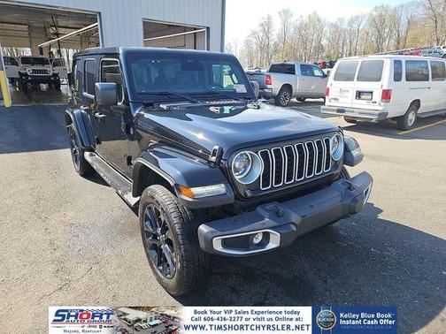 Black Clearcoat 2025 Jeep Wrangler 4xe Sahara