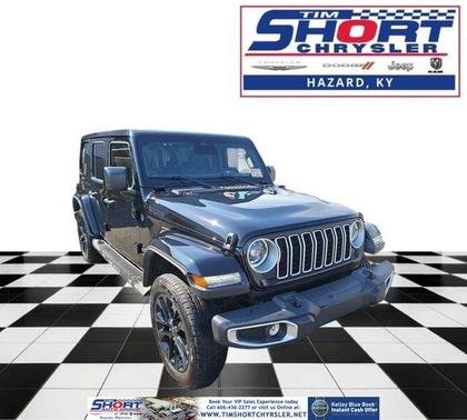 Black Clearcoat 2025 Jeep Wrangler 4xe Sahara