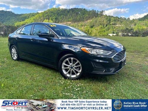 Blue Metallic 2020 Ford Fusion SE
