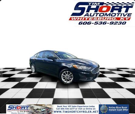 Blue Metallic 2020 Ford Fusion SE