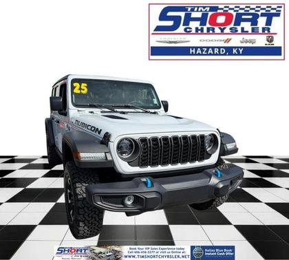 Bright White Clearcoat 2025 Jeep Wrangler 4xe Rubicon