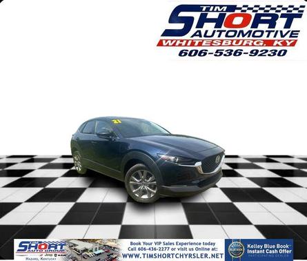 Deep Crystal Blue Mica 2021 Mazda CX-30 Preferred