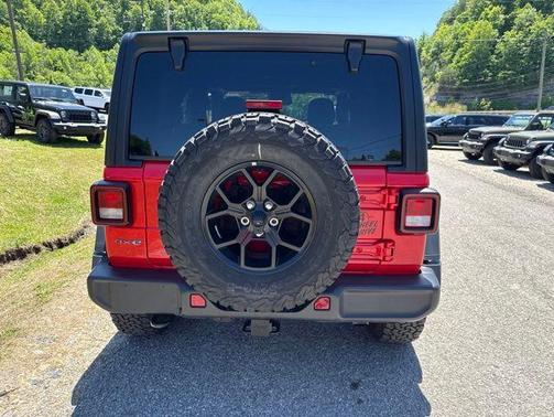 Firecracker Red Clearcoat 2025 Jeep Wrangler 4xe Sport