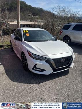 Aspen White 2020 Nissan Sentra SR