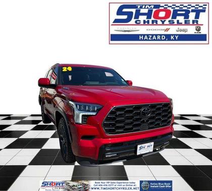 Red 2024 Toyota Sequoia