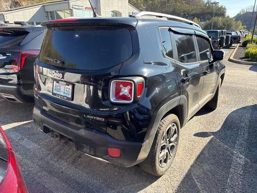 Black 2017 Jeep Renegade Limited