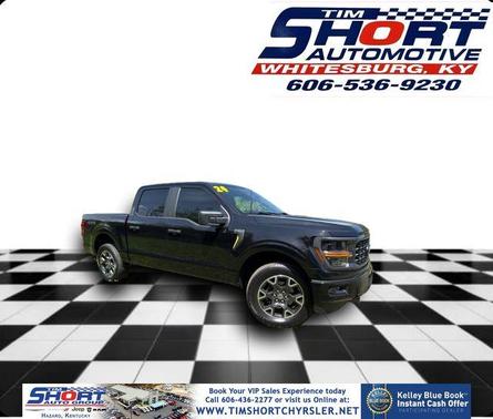 Black Metallic 2024 Ford F-150 STX