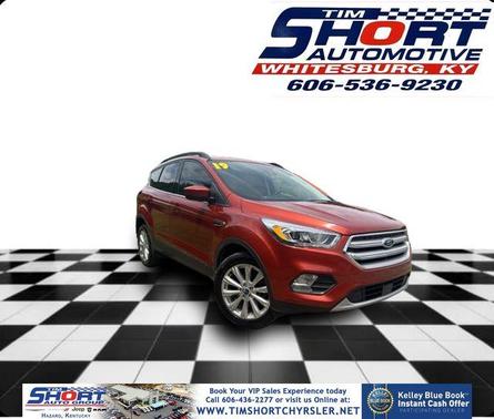 Orange Metallic 2019 Ford Escape SEL