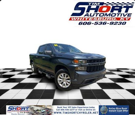 Shadow Gray Metallic 2021 Chevrolet Silverado 1500 Custom