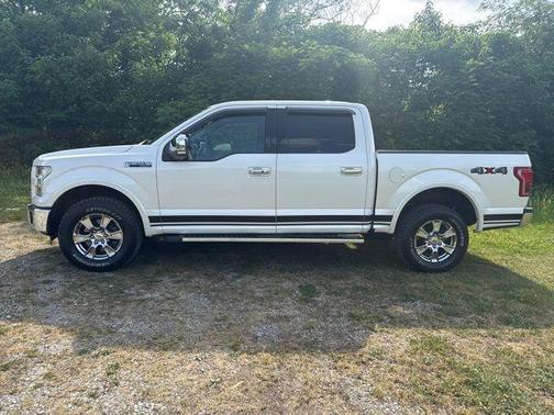 White Platinum Clearcoat Metallic 2016 Ford F-150 Lariat