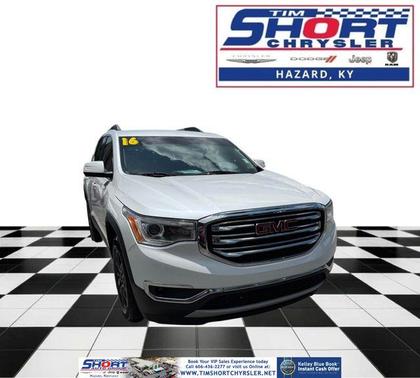 White Frost Tri-Coat 2019 GMC Acadia SLT-1