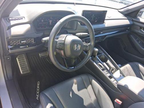 Solar Silver Metallic 2024 Honda Accord Hybrid Sport-L