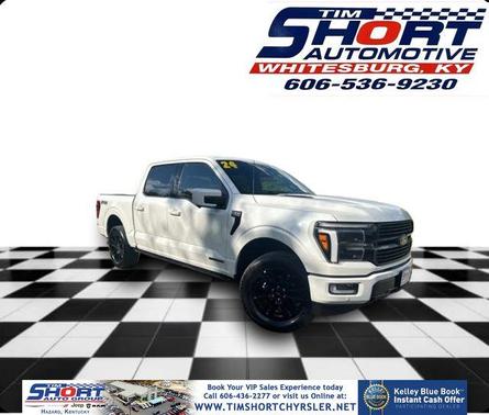 White Metallic 2024 Ford F-150 Platinum