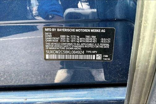 Phytonic Blue Metallic 2019 BMW X7 xDrive40i