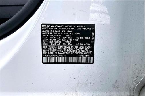 2023 Volkswagen Atlas Cross Sport 2.0T SEL R-Line Black