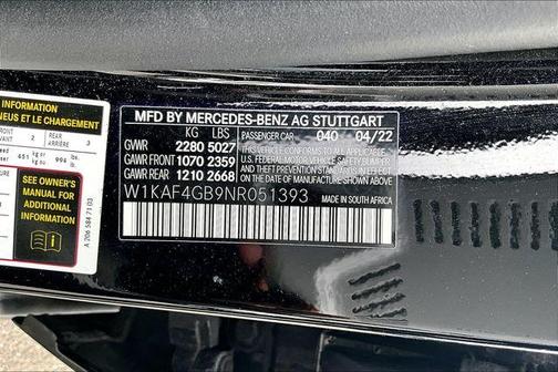Black 2022 Mercedes-Benz C-Class C 300
