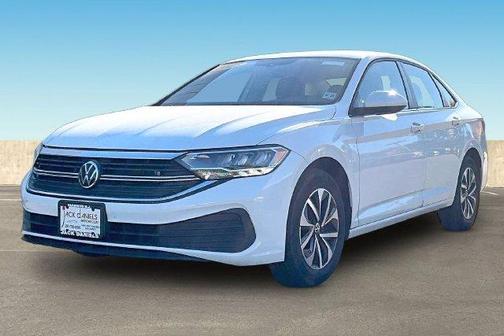 Pure White 2023 Volkswagen Jetta 1.5T S