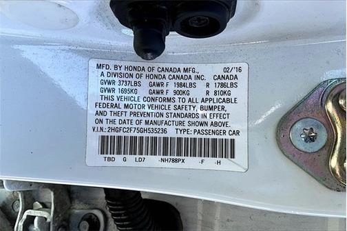 2016 Honda Civic EX