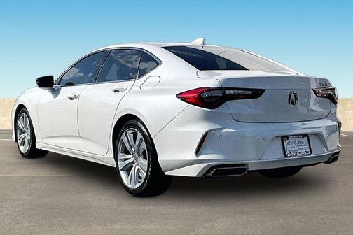 White 2023 Acura TLX Technology