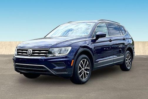 Atlantic Blue 2021 Volkswagen Tiguan 2.0T SE
