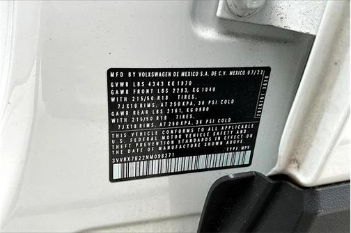 2022 Volkswagen Taos 1.5T SE