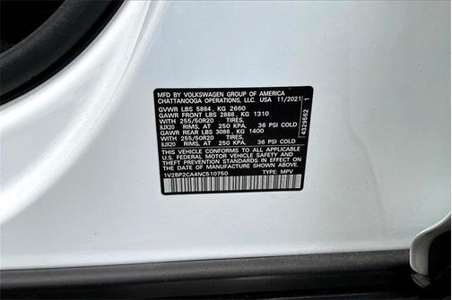 2022 Volkswagen Atlas 2.0T SEL