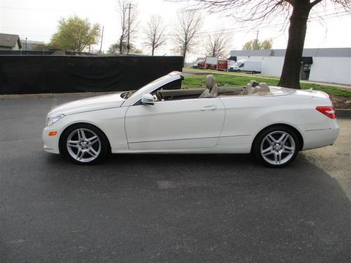 White 2011 Mercedes-Benz E-Class Convertible