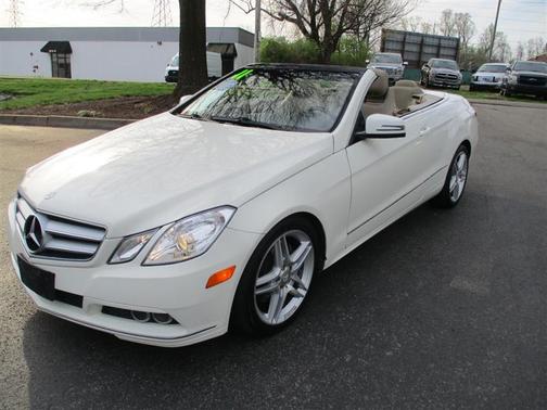 White 2011 Mercedes-Benz E-Class Convertible