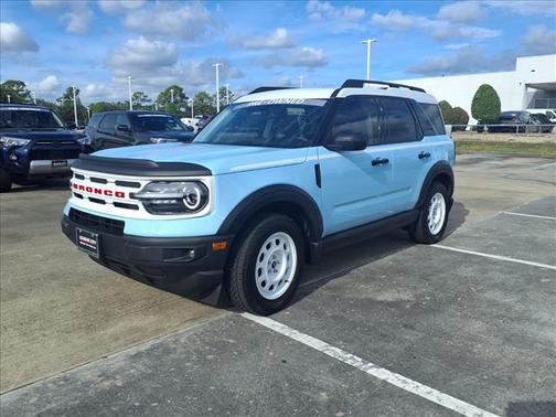 Blue 2024 Ford Bronco Sport Heritage