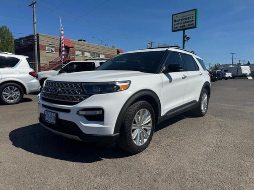 Oxford White 2020 Ford Explorer Limited