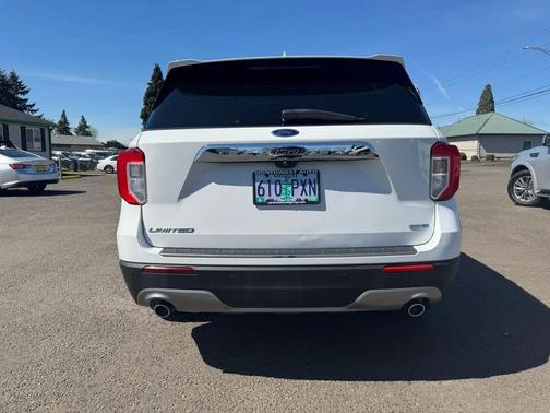 Oxford White 2020 Ford Explorer Limited