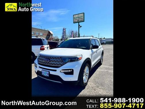 Oxford White 2020 Ford Explorer Limited