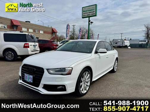 White 2014 Audi A4 2.0T Premium