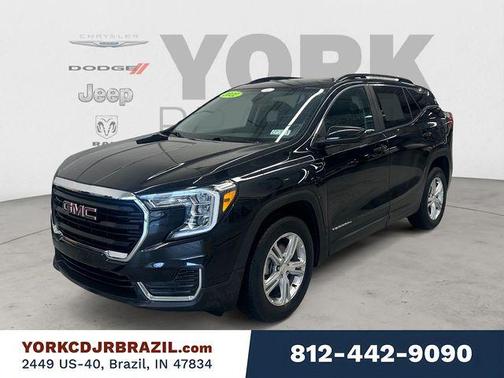 Ebony Twilight Metallic 2022 GMC Terrain SLE