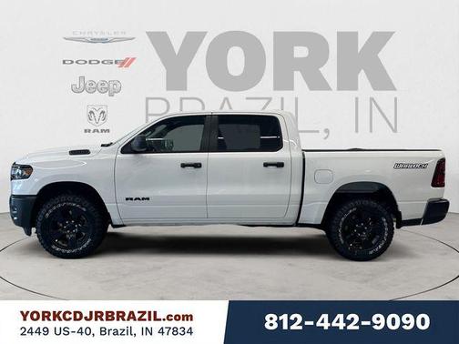 Bright White Clearcoat 2026 RAM 1500 Warlock Crew Cab 4x4 5'7' Box