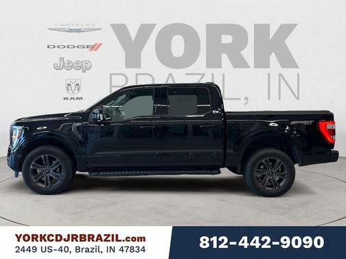 Agate Black Metallic 2021 Ford F-150 Lariat
