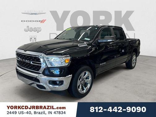 Diamond Black Crystal Pearlcoat 2022 RAM 1500 Big Horn/Lone Star
