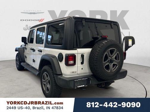 Bright White Clearcoat 2018 Jeep Wrangler Unlimited Sport