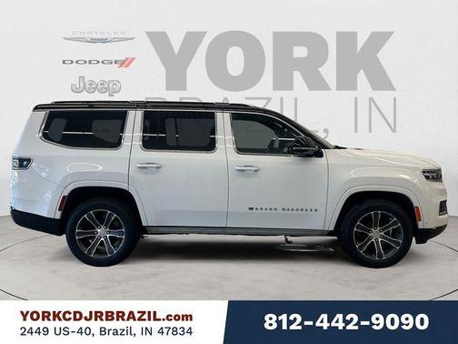 Bright White Clearcoat 2023 Jeep Grand Wagoneer 4x4