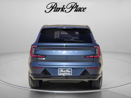 Denim Blue Metallic 2025 Volvo EX90 Plus, Twin Motor Performance, Fully electric, 7 Seats