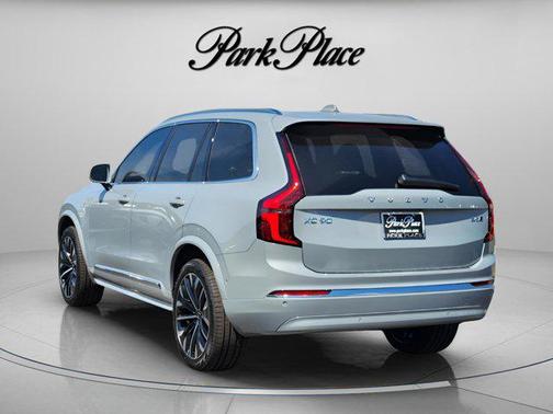 Vapour Grey Metallic 2026 Volvo XC90 Plus, B6 AWD Gas (mild hybrid), Gasoline, Bright, 7 Seats