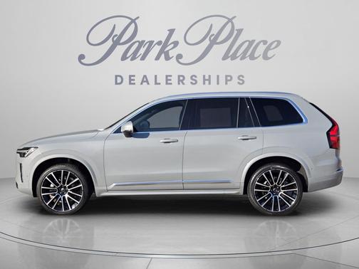 Vapour Grey Metallic 2026 Volvo XC90 Plus, B6 AWD Gas (mild hybrid), Gasoline, Bright, 6 Seats